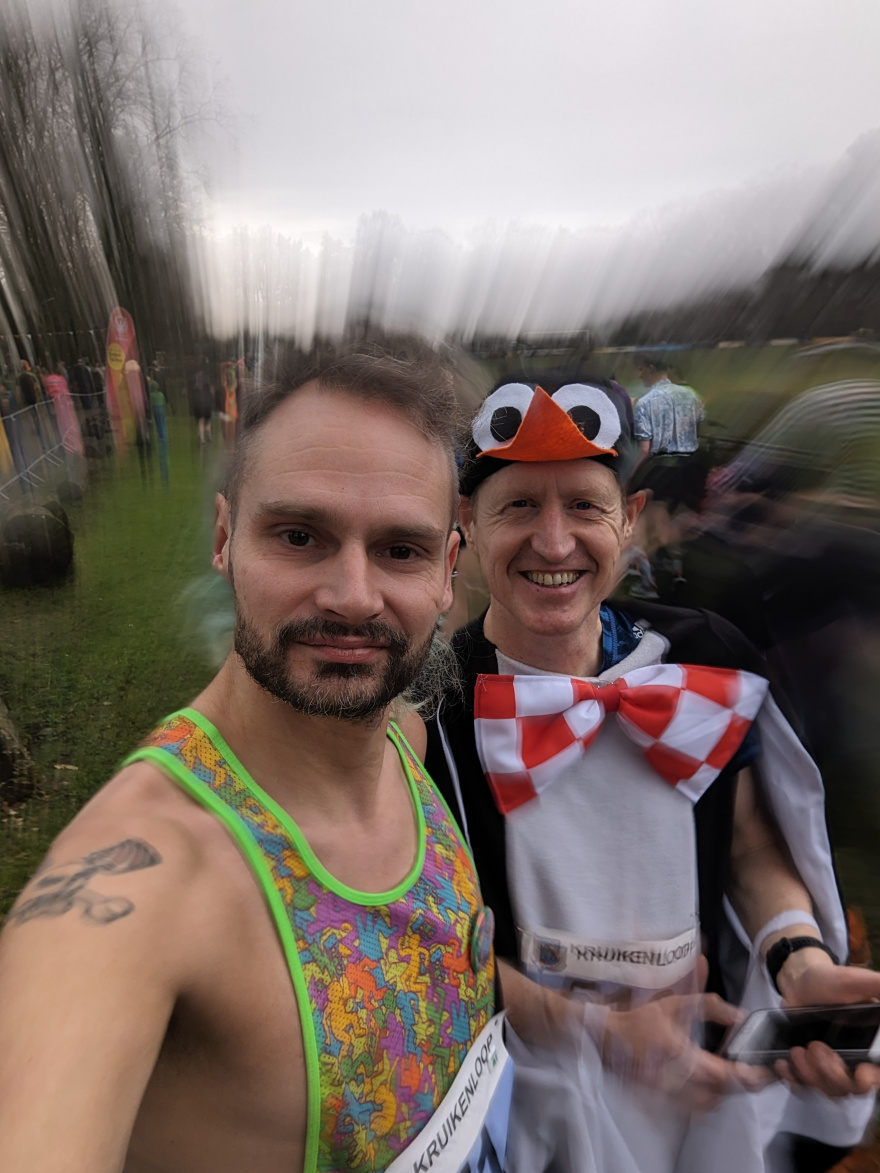 Selfie of Rob Kaper at Kruikenloop 2024