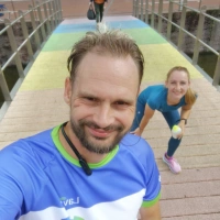 Selfie of Rob Kaper at Training (Long Run) in Delft