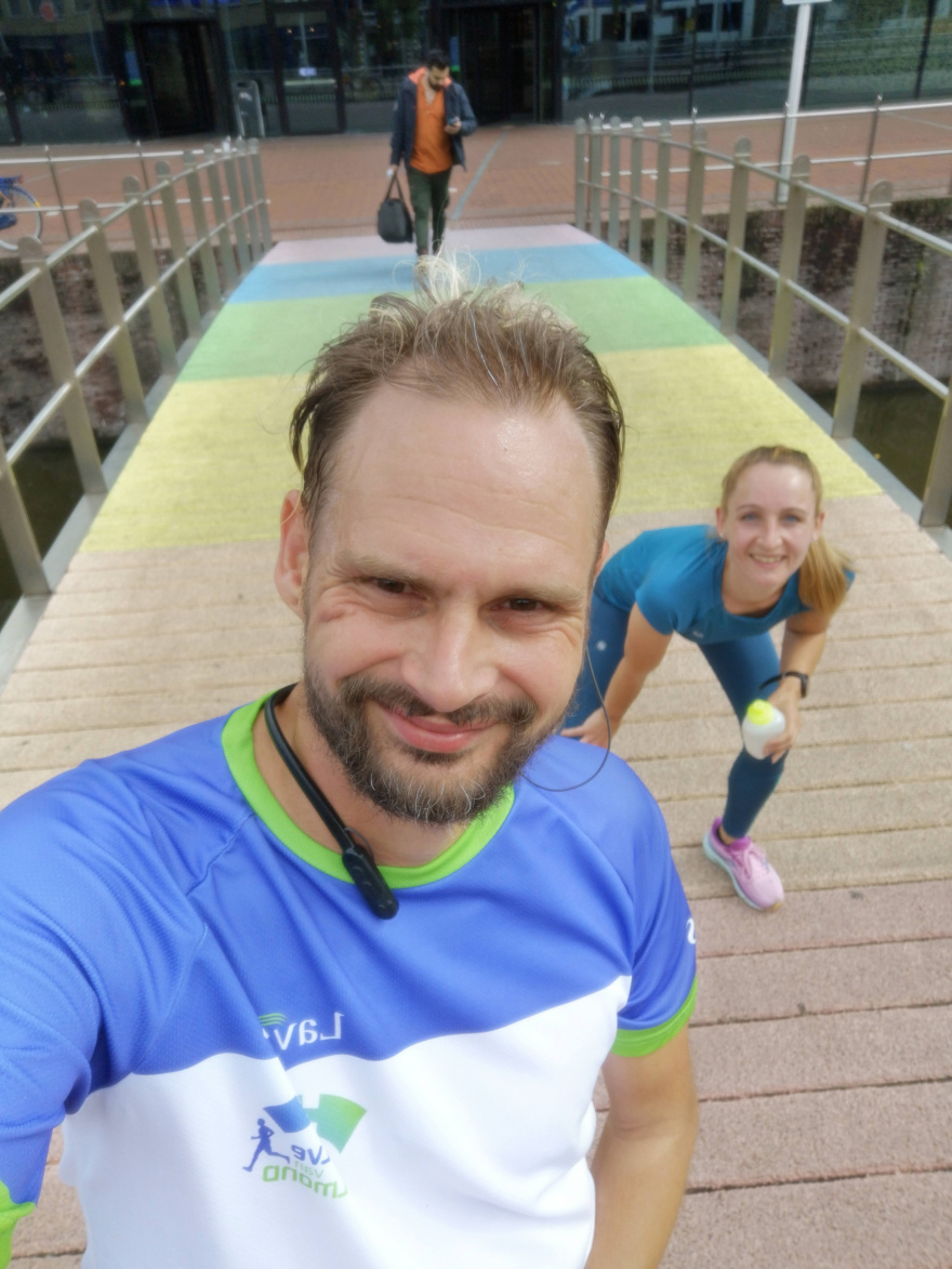 Selfie of Rob Kaper at Training (Long Run) in Delft