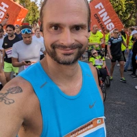 Selfie of Rob Kaper at Copenhagen Half Marathon 2023