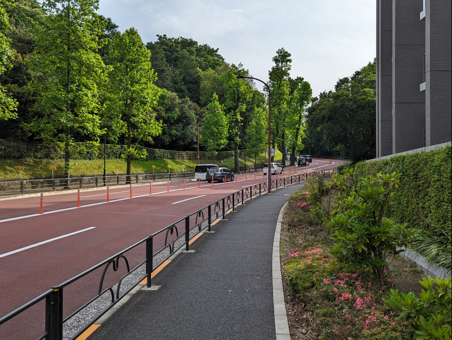 Training (Easy Run) in Minato scenery