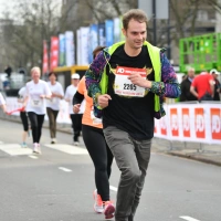 Rob Kaper running Mini Marathon 2016