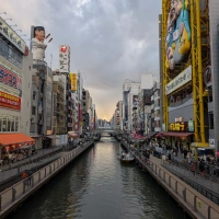 Training (Easy Run) in Osaka scenery