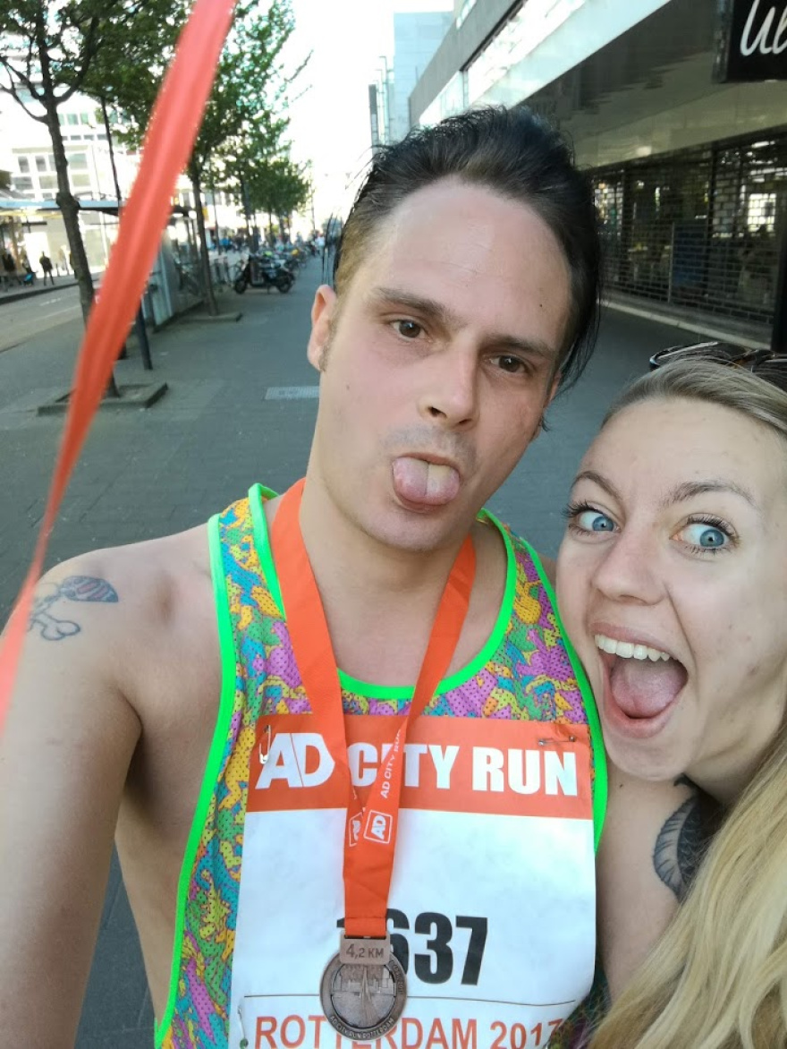 Selfie of Rob Kaper at City Run 2017