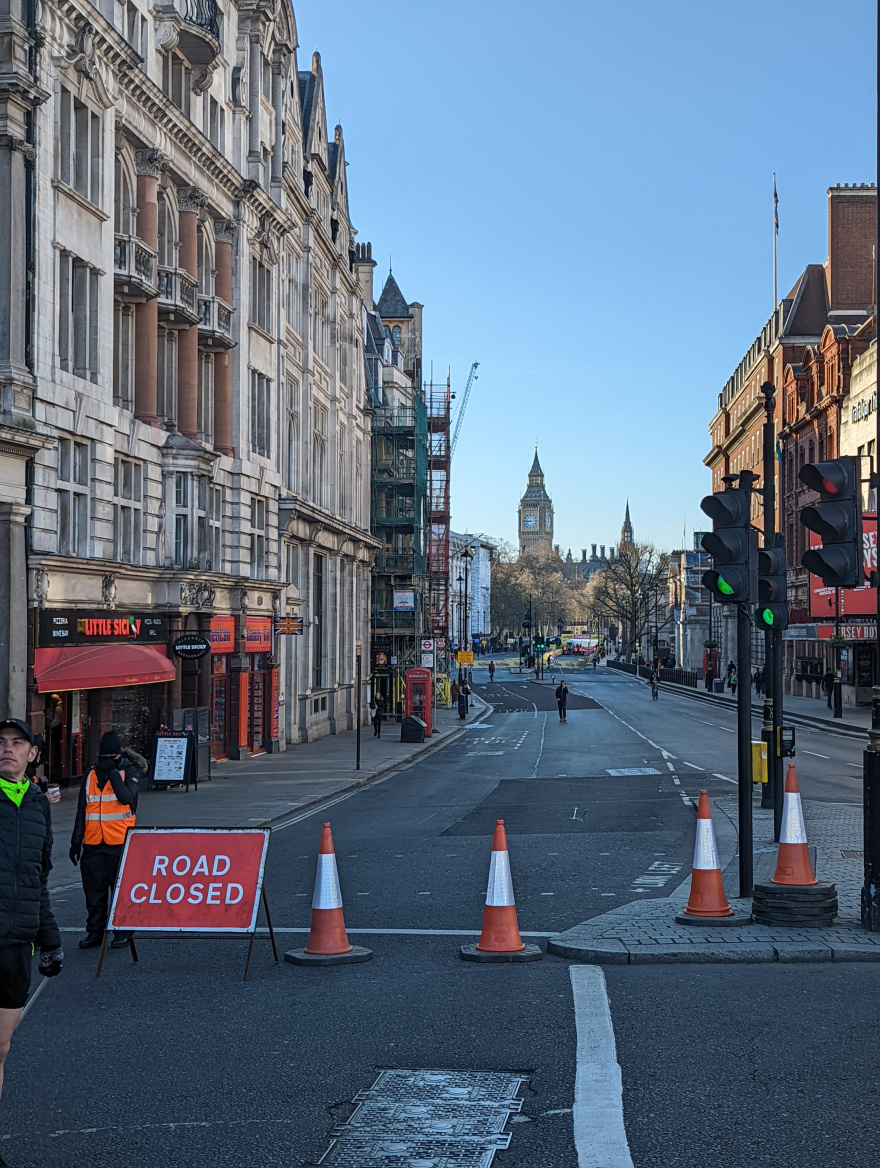 London Landmarks Half Marathon 2022 event impression