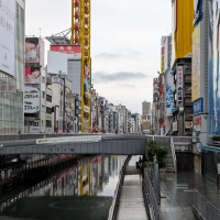 Training (Easy Run) in Osaka scenery