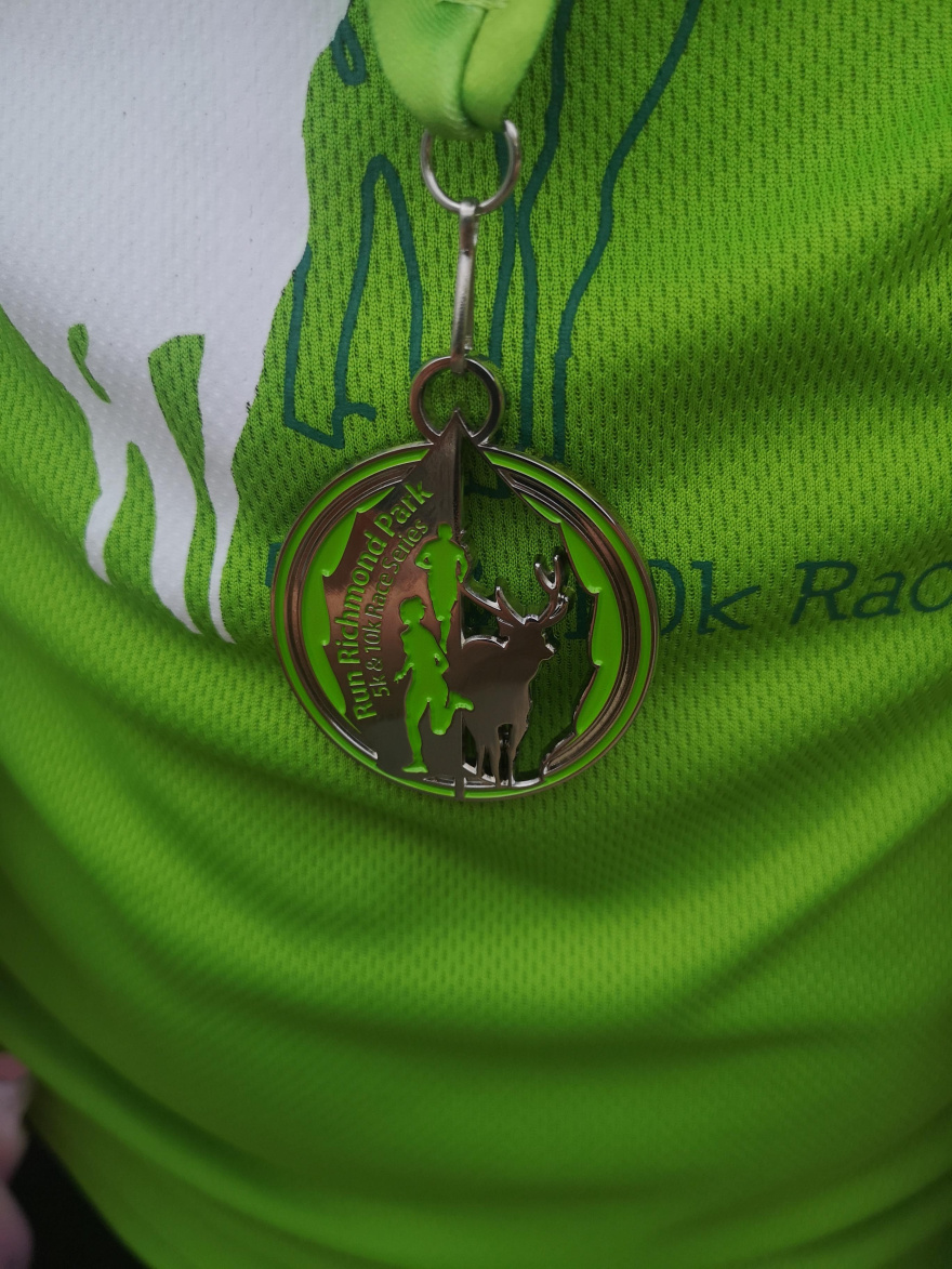 Run Richmond Park 2020 medal