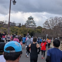 Osaka Marathon 2025 scenery