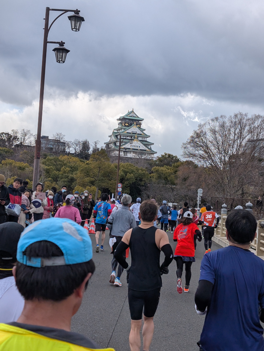 Osaka Marathon 2025 scenery