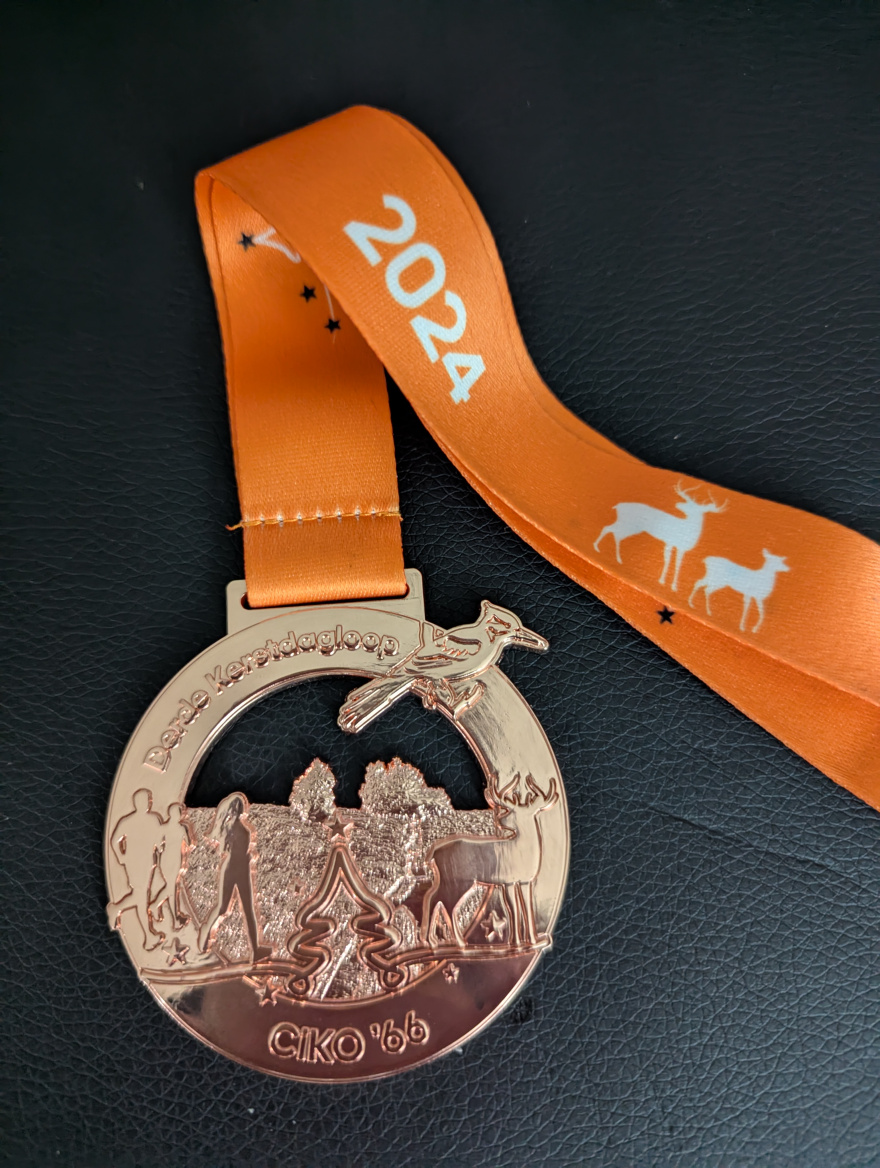 Derde Kerstdagloop 2024 medal