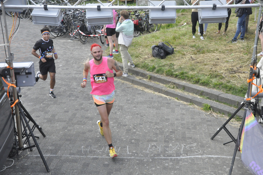 Rob Kaper running Pride Run 2023