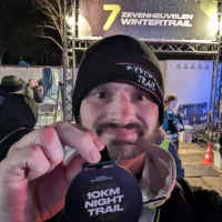 Selfie of Rob Kaper at Nighttrail 2024