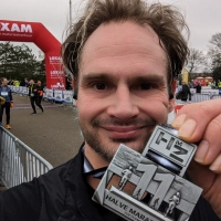 Selfie of Rob Kaper at Halve Marathon Zoetermeer 2024