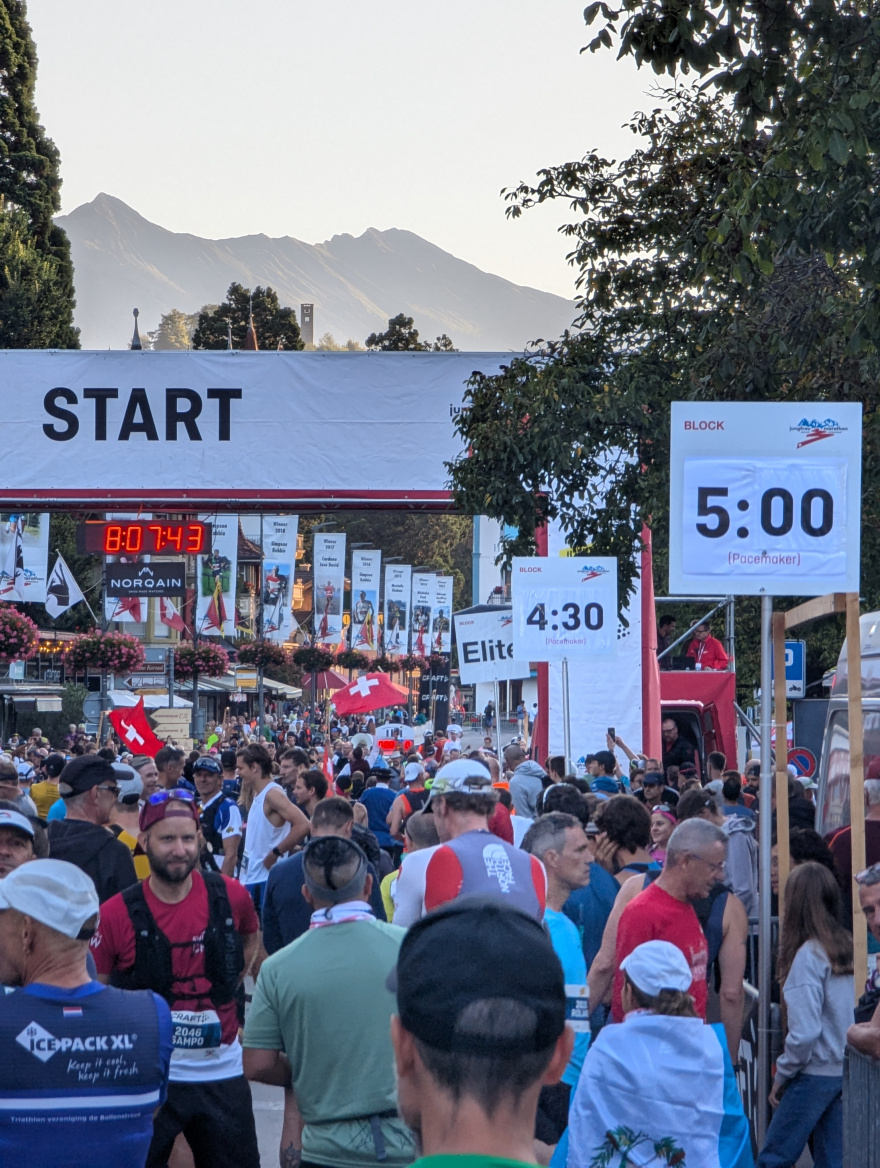 Jungfrau Marathon 2024 event impression