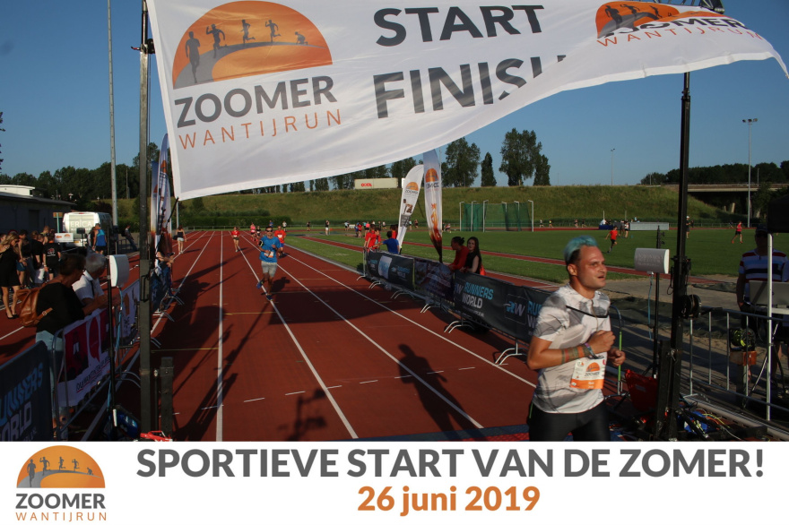 Rob Kaper running Wantijrun 2019