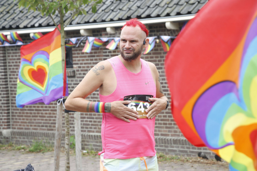 Selfie of Rob Kaper at Pride Run 2023