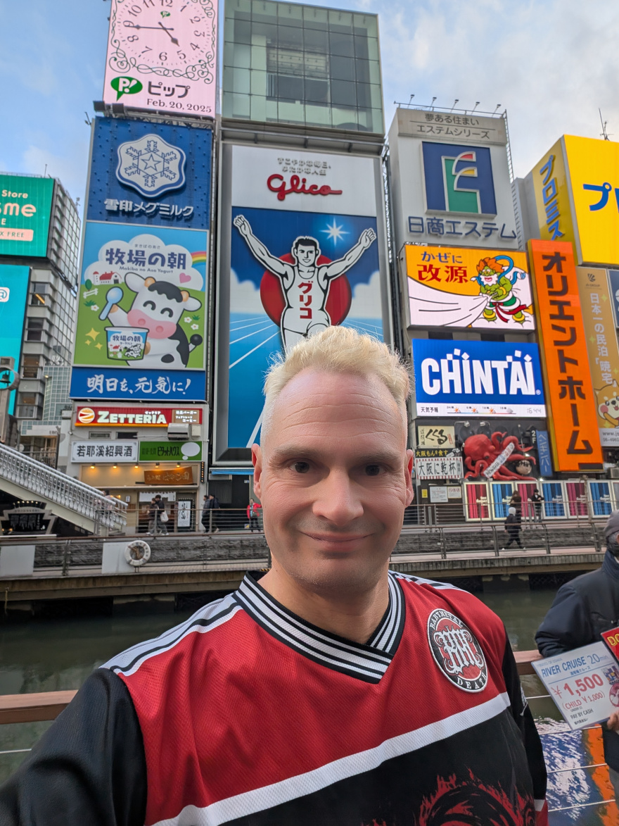 Selfie of Rob Kaper at Training (Easy Run) in Osaka