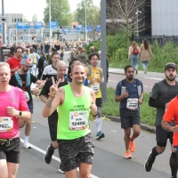 Rob Kaper running Marathon Rotterdam 2024