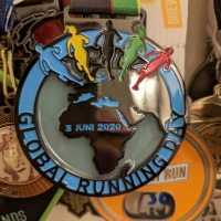 Global Running Day Virtual 5K 2020 medal