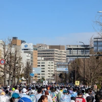 Osaka Marathon 2025 scenery