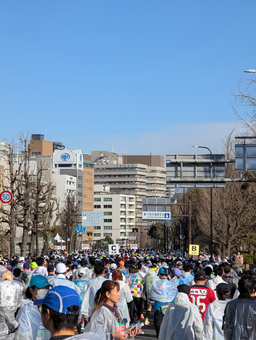 Osaka Marathon 2025 scenery