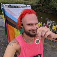 Selfie of Rob Kaper at Pride Run 2023
