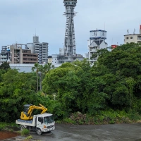 Training (Easy Run) in Osaka scenery