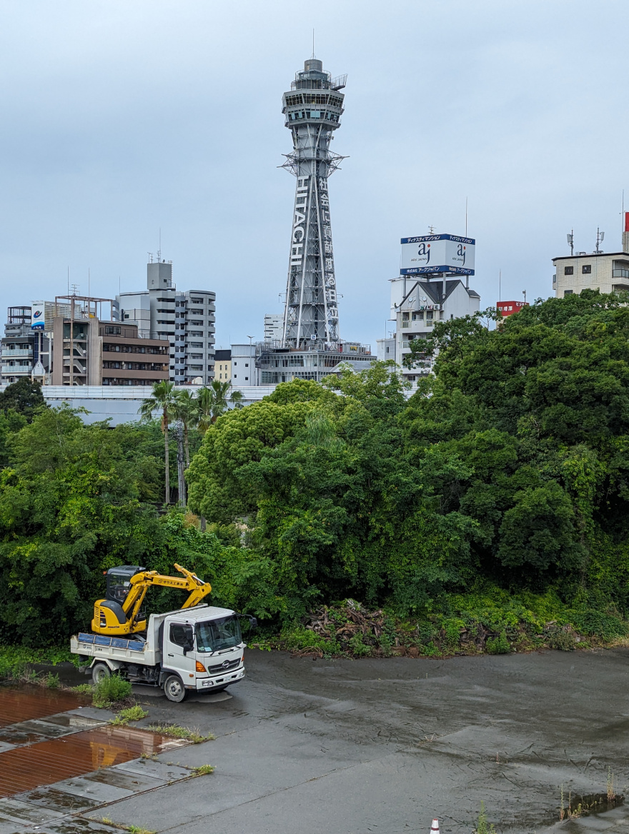 Training (Easy Run) in Osaka scenery