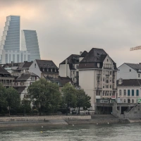 Training (Easy Run) in Basel scenery