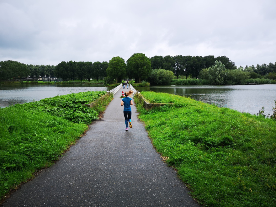 Training (Long Run) in Delft scenery