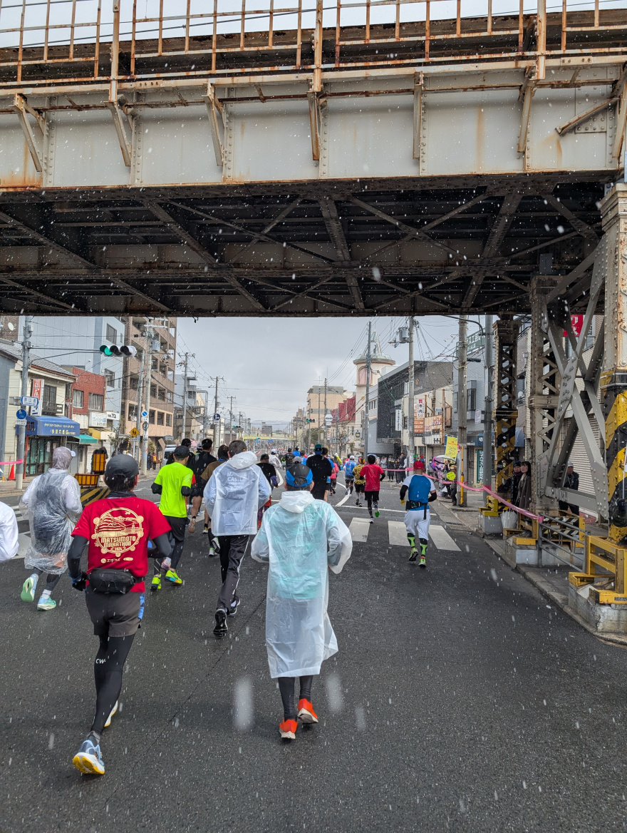 Osaka Marathon 2025 scenery