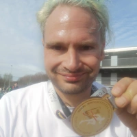 Selfie of Rob Kaper at RIWAL Halve Marathon 2022