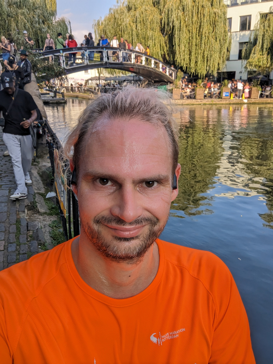 Selfie of Rob Kaper at Training (Easy Run) in London