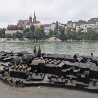 Training (Easy Run) in Basel scenery