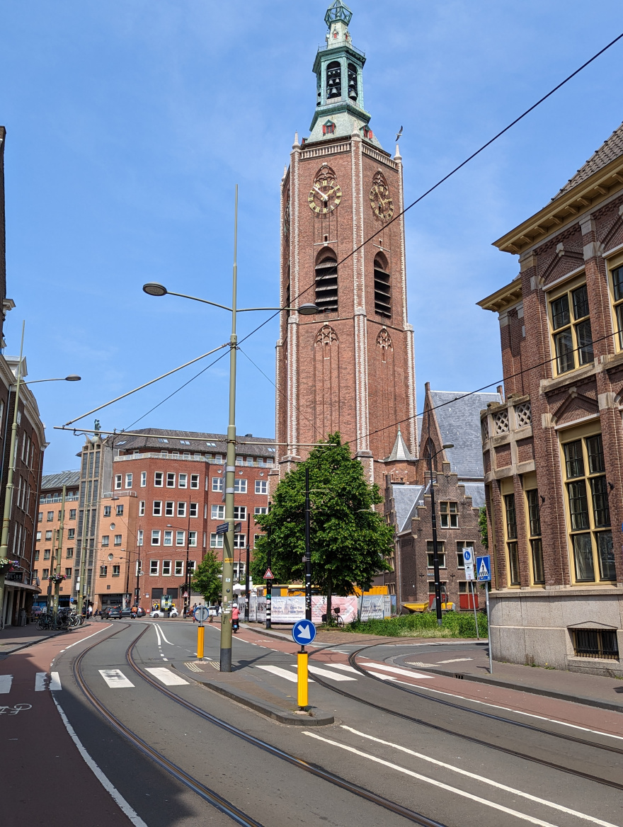 Training (Easy Run) in The Hague scenery