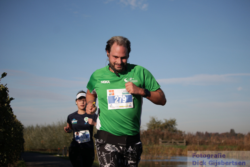 Rob Kaper running Halve Marathon Gouda 2022