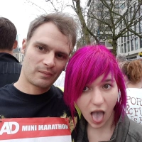 Selfie of Rob Kaper at Mini Marathon 2016
