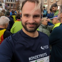 Selfie of Rob Kaper at Ronde Venen Marathon 2023