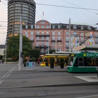 Training (Easy Run) in Basel scenery