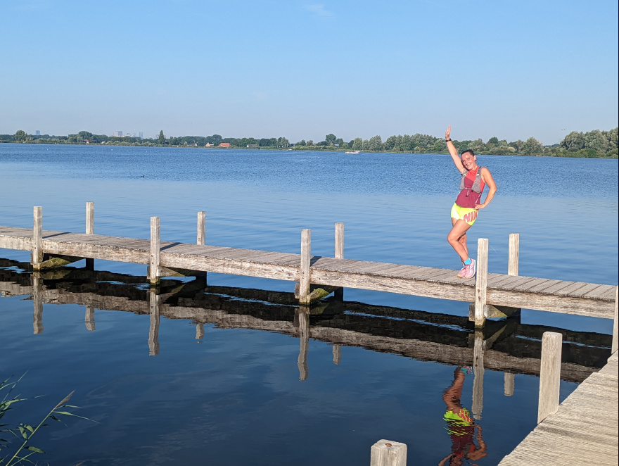 Training (Long Run) in Voorschoten scenery