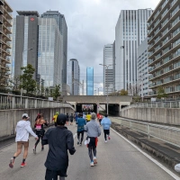 Osaka Marathon 2025 scenery