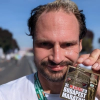 Selfie of Rob Kaper at Budapest Minimaraton 2022