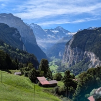 Jungfrau Marathon 2024 scenery