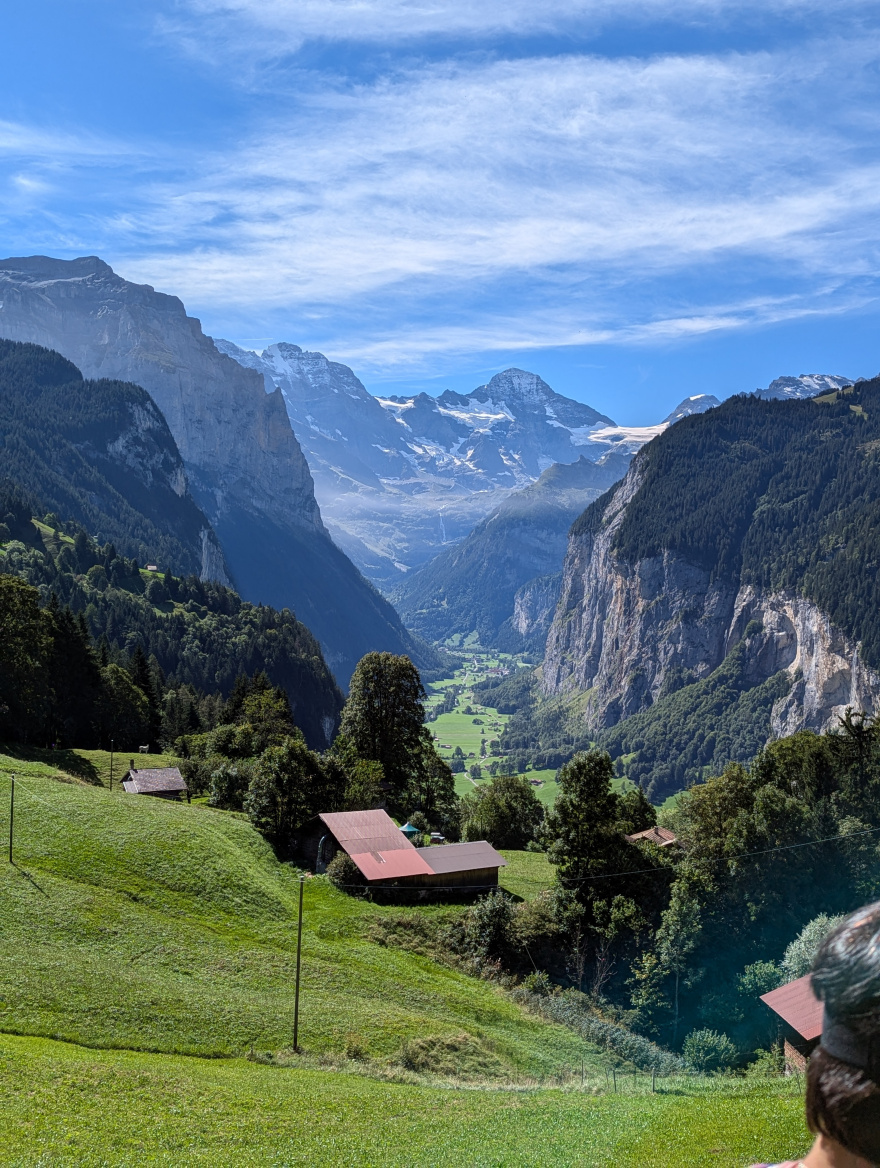 Jungfrau Marathon 2024 scenery